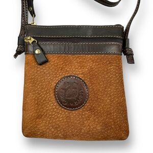 Cosas de mi Tierra brown leather crossbody bag‎
